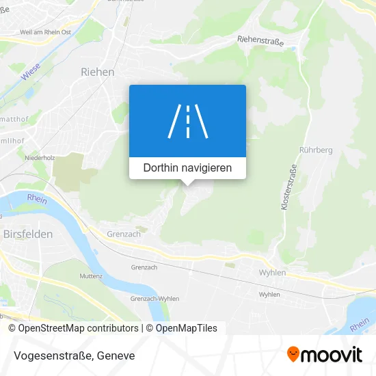 Vogesenstraße Karte