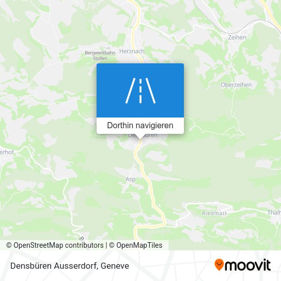 Densbüren Ausserdorf Karte
