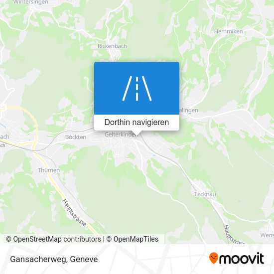 Gansacherweg Karte