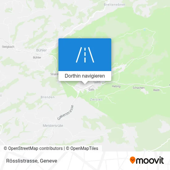 Rösslistrasse Karte