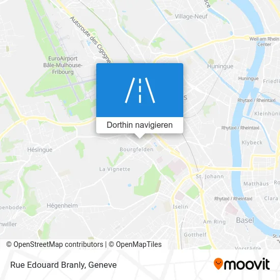 Rue Edouard Branly Karte