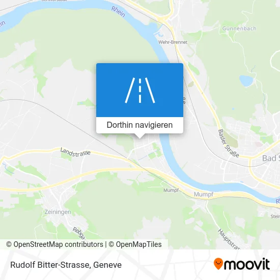 Rudolf Bitter-Strasse Karte