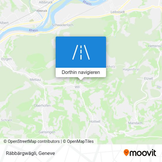 Räbbärgwägli Karte