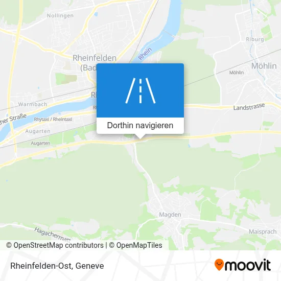 Rheinfelden-Ost Karte