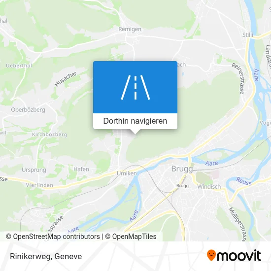 Rinikerweg Karte