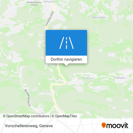 Vorschellerenweg Karte