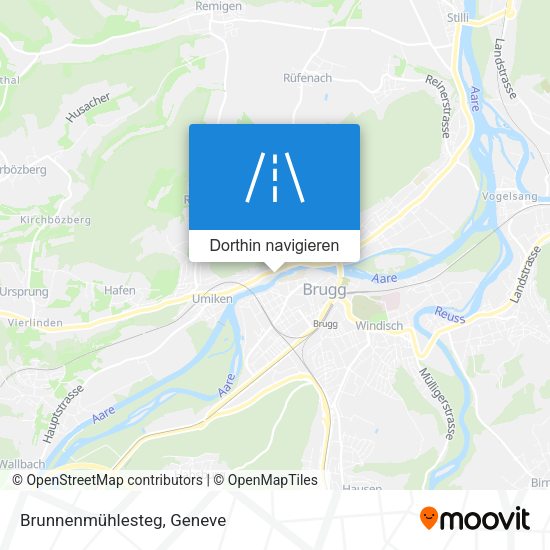 Brunnenmühlesteg Karte