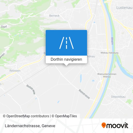 Ländernachstrasse Karte
