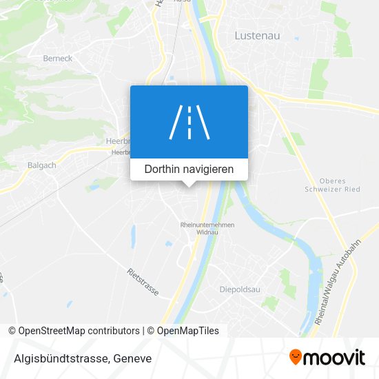 Algisbündtstrasse Karte