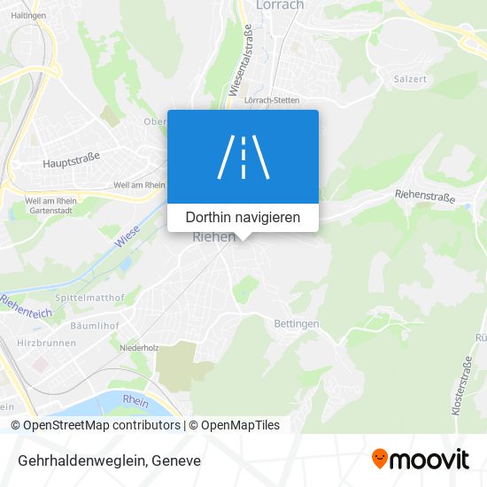 Gehrhaldenweglein Karte