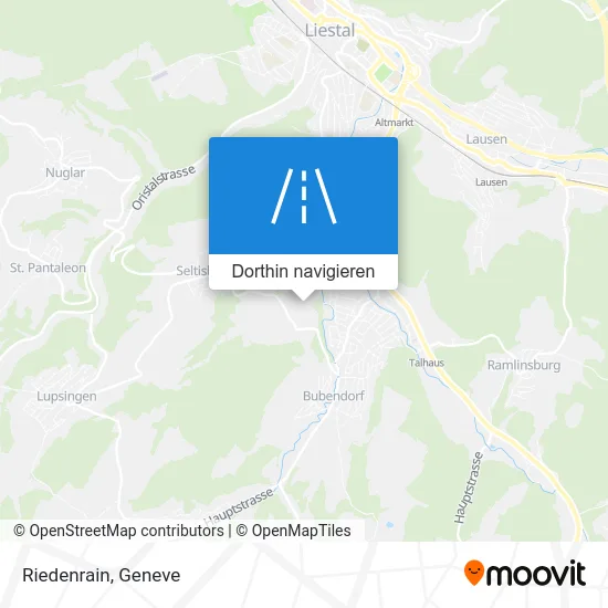Riedenrain Karte