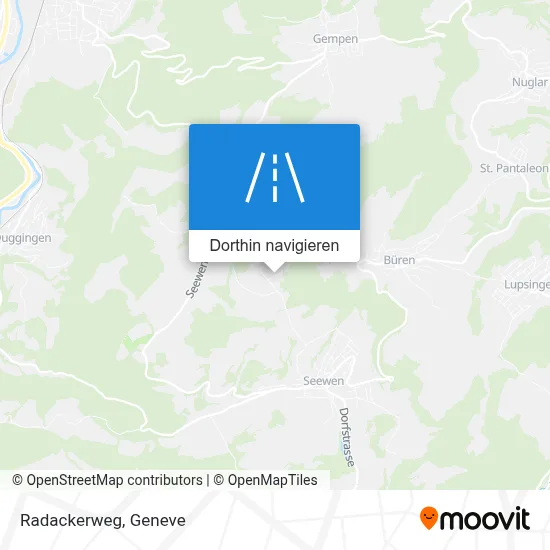 Radackerweg Karte