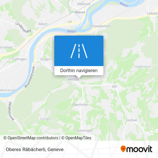 Oberes Räbächerli Karte
