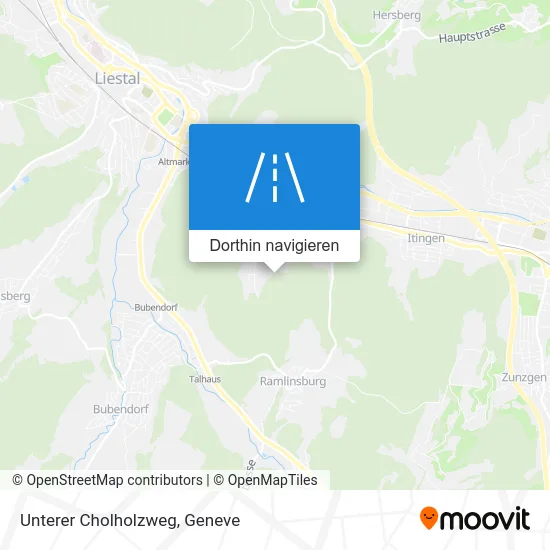 Unterer Cholholzweg Karte