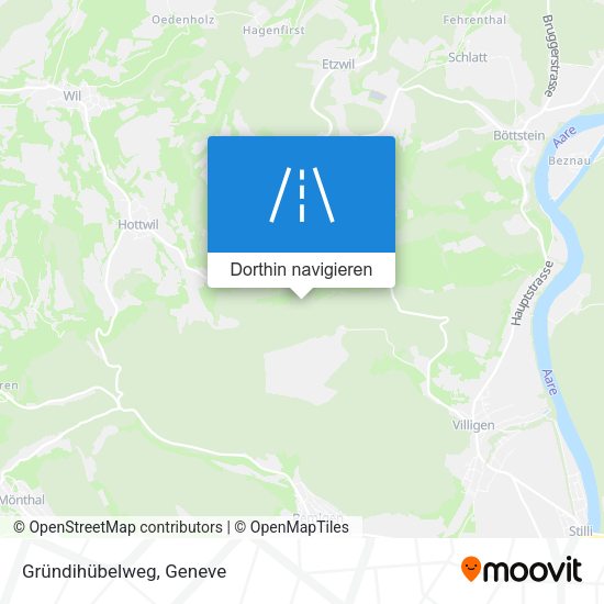 Gründihübelweg Karte