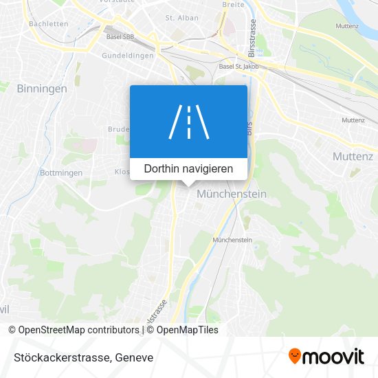 Stöckackerstrasse Karte