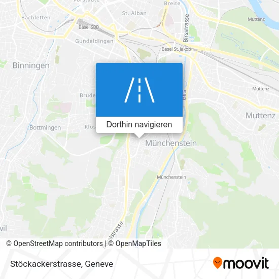 Stöckackerstrasse Karte