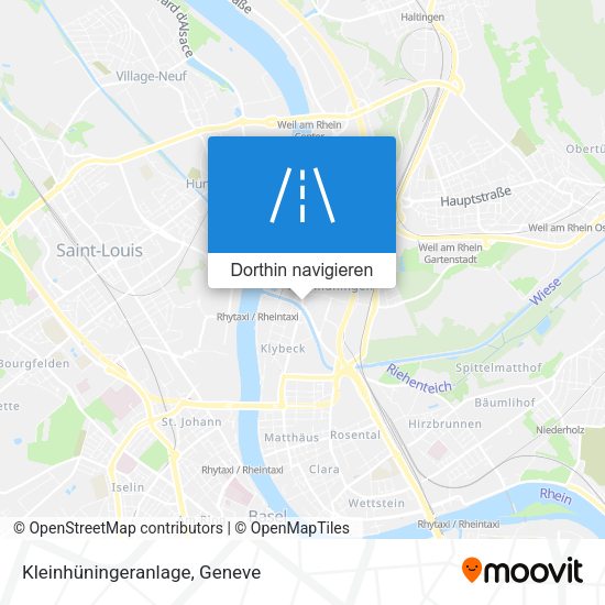 Kleinhüningeranlage Karte