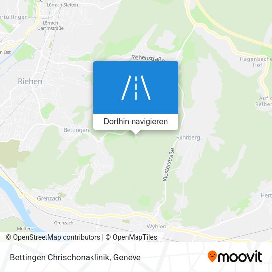 Bettingen Chrischonaklinik Karte