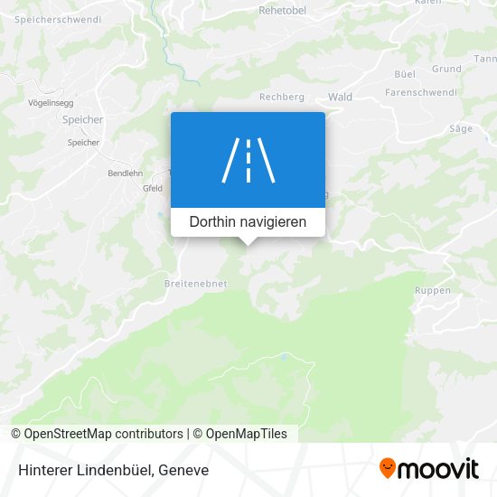 Hinterer Lindenbüel Karte