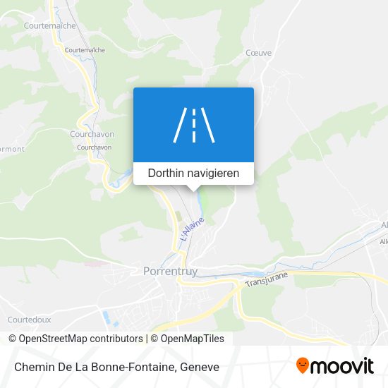 Chemin De La Bonne-Fontaine Karte