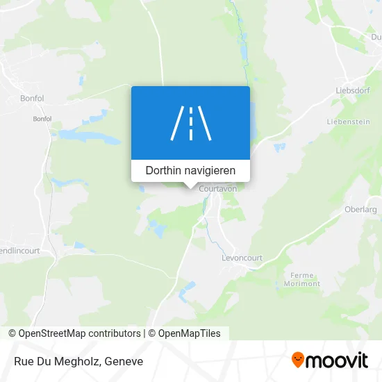 Rue Du Megholz Karte