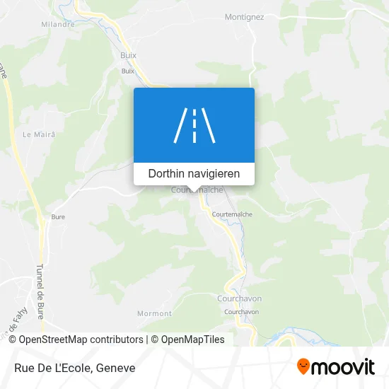 Rue De L'Ecole Karte