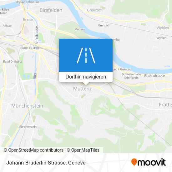 Johann Brüderlin-Strasse Karte