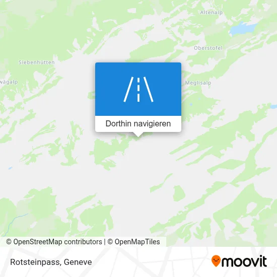 Rotsteinpass Karte