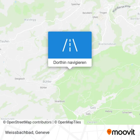 Weissbachbad Karte