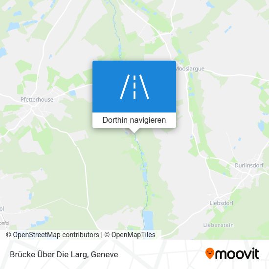 Brücke Über Die Larg Karte