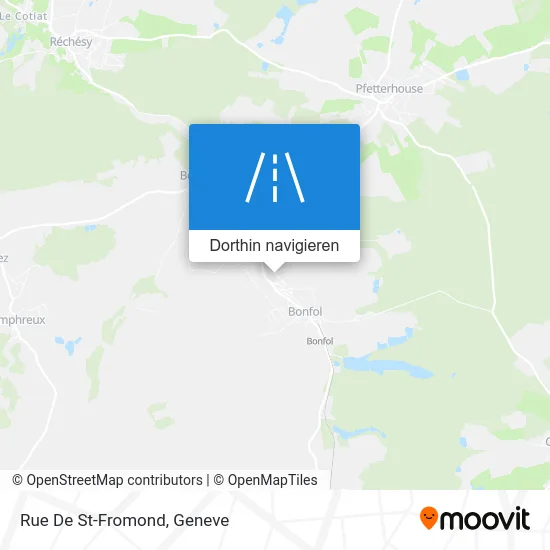 Rue De St-Fromond Karte