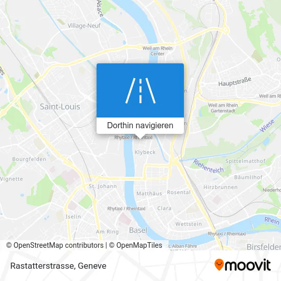 Rastatterstrasse Karte