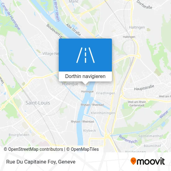 Rue Du Capitaine Foy Karte