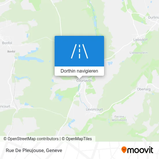 Rue De Pleujouse Karte