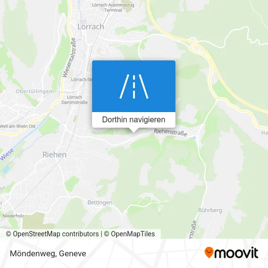 Möndenweg Karte