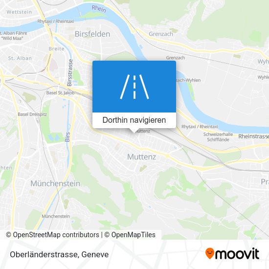 Oberländerstrasse Karte