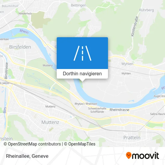 Rheinallee Karte