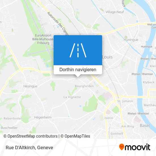 Rue D'Altkirch Karte