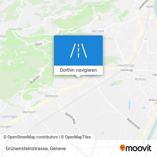 Grünensteinstrasse Karte