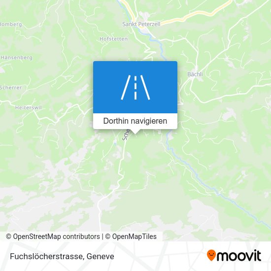 Fuchslöcherstrasse Karte