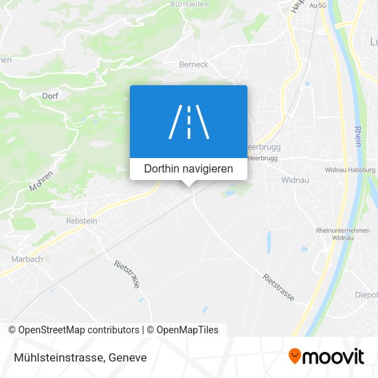 Mühlsteinstrasse Karte