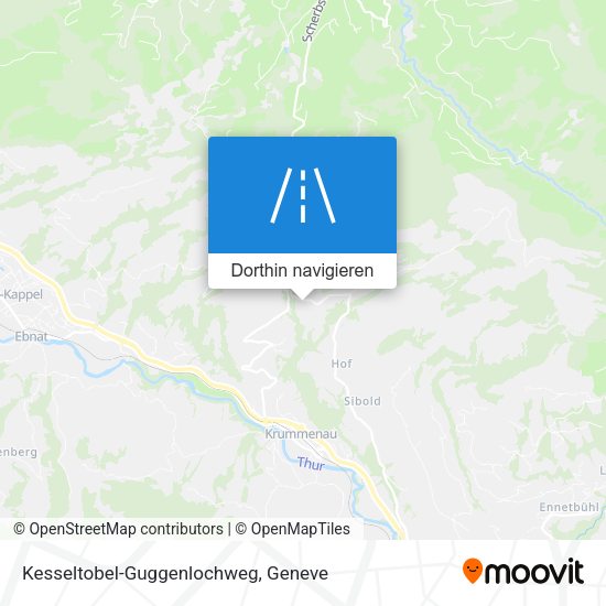 Kesseltobel-Guggenlochweg Karte