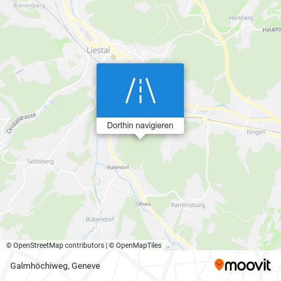 Galmhöchiweg Karte