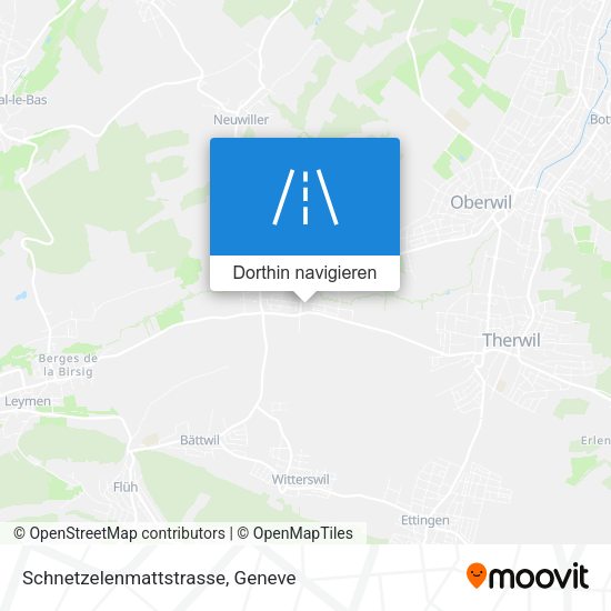 Schnetzelenmattstrasse Karte