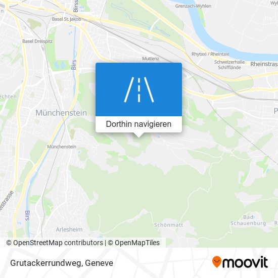 Grutackerrundweg Karte