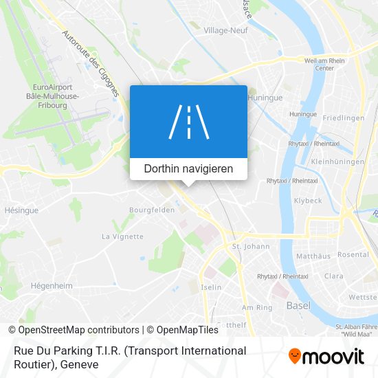 Rue Du Parking T.I.R. (Transport International Routier) Karte