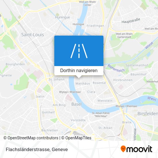 Flachsländerstrasse Karte