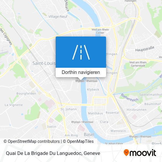 Quai De La Brigade Du Languedoc Karte