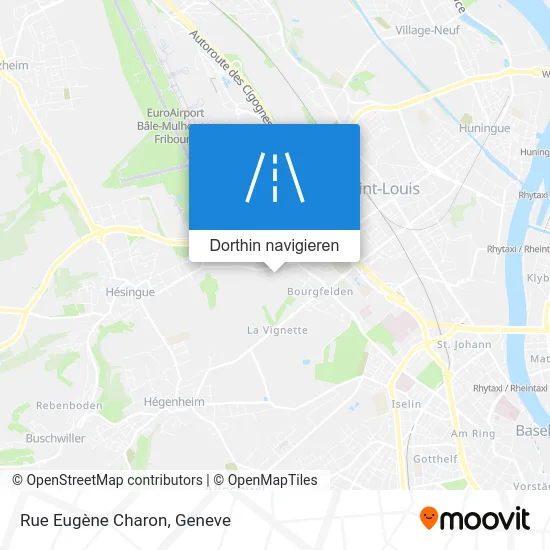 Rue Eugène Charon Karte
